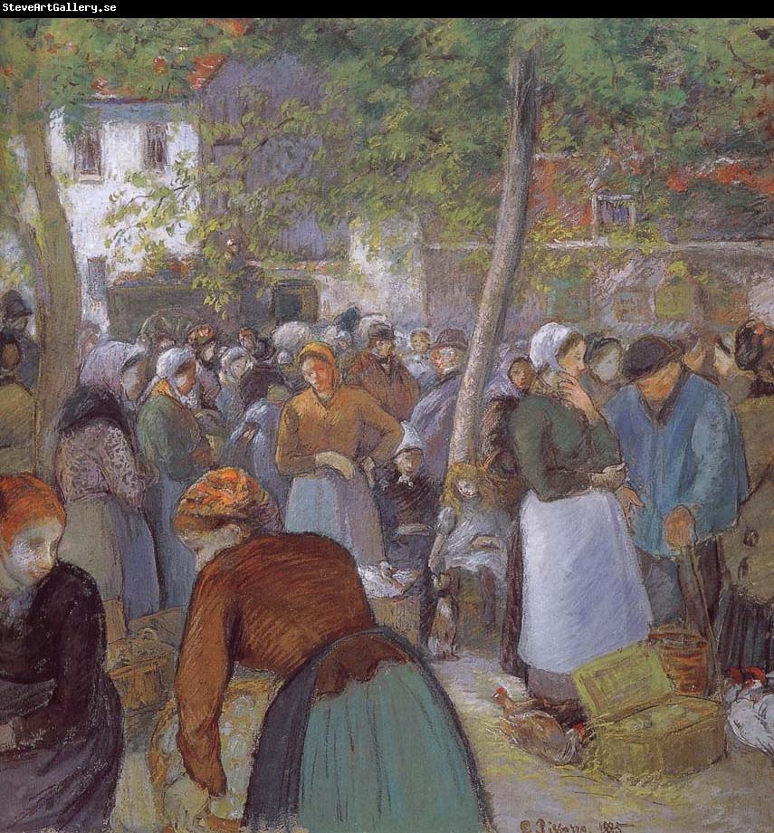 Camille Pissarro Market